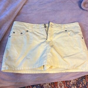 BlueAsphalt yellow skirt